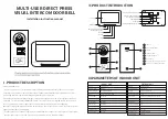 ZKTeco VE08A01 Installation Instructions Manual предпросмотр