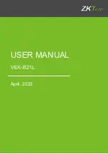 ZKTeco VEX-B21L User Manual предпросмотр