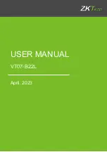 ZKTeco VT07-B22L User Manual предпросмотр