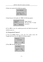 Предварительный просмотр 16 страницы ZKTeco White LCD Series User Manual