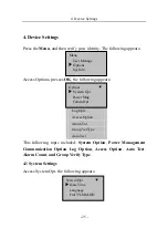 Предварительный просмотр 31 страницы ZKTeco White LCD Series User Manual