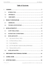 Preview for 6 page of ZKTeco ZK-D 2180 User Manual