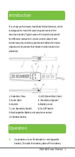 Preview for 3 page of ZKTeco ZK-D100S User Manual