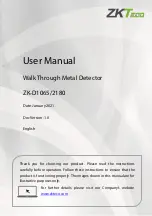 ZKTeco ZK-D1065 User Manual preview