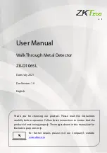 ZKTeco ZK-D1065L User Manual preview