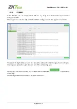 Предварительный просмотр 64 страницы ZKTeco ZK-LPR Car ID User Manual