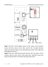 Предварительный просмотр 16 страницы ZKTeco ZK-MD6000 Series User Manual And Installation Manual