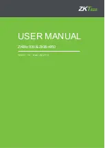 Preview for 1 page of ZKTeco ZKBio930 User Manual