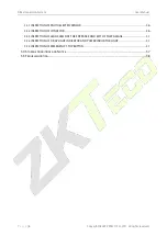 Предварительный просмотр 9 страницы ZKTeco ZKX Series User Manual