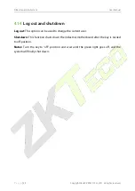 Preview for 54 page of ZKTeco ZKX Series User Manual