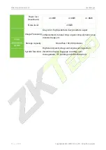 Предварительный просмотр 20 страницы ZKTeco ZKX5030A User Manual