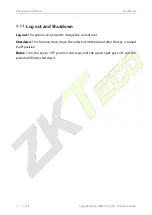 Предварительный просмотр 59 страницы ZKTeco ZKX5030A User Manual