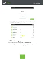 Preview for 18 page of ZKTeco ZPAD+ User Manual