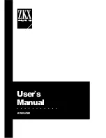 Предварительный просмотр 9 страницы ZKX Audio KW815 User Manual