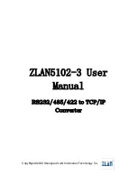 ZLAN ZLAN5102-3 User Manual предпросмотр