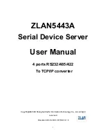 Preview for 1 page of ZLAN ZLAN5443A User Manual