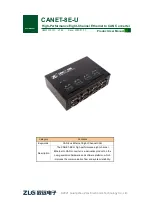 ZLG CANET-8E-U User Manual preview