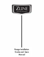 Zline 30" Installation Manual And User'S Manual preview