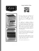 Preview for 2 page of Zline 30" Installation Manual And User'S Manual