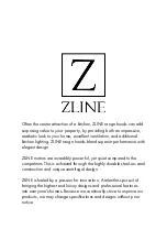 Preview for 3 page of Zline 697-R-30 Installation Manual And User'S Manual