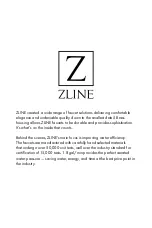 Preview for 3 page of Zline Apollo FSNZ Installation Manual And User'S Manual