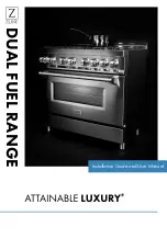 Preview for 1 page of Zline ATTAINABLE LUXURY RABZ-24-CB Installation Manual And User'S Manual