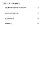 Preview for 4 page of Zline ATTAINABLE LUXURY RBIVZ-BS-60-G Installation Manual