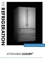 Предварительный просмотр 1 страницы Zline ATTAINABLE LUXURY RFM36 Installation Manual And User'S Manual