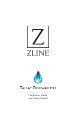 Zline Attainable Luxury Tallac Installation Manual And User'S Manual preview