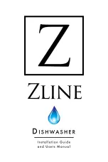 Preview for 1 page of Zline DW7713-24 Installation Manual And User'S Manual