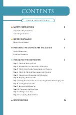 Preview for 2 page of Zline DW7713-24 Installation Manual And User'S Manual