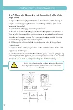 Preview for 18 page of Zline DW7713-24 Installation Manual And User'S Manual