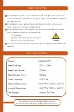 Preview for 4 page of Zline MWD-1-BS Installation Manual And User'S Manual