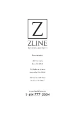 Preview for 22 page of Zline MWD-1-BS Installation Manual And User'S Manual