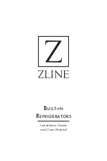 Preview for 1 page of Zline RBIV-30 Installation Manual And User'S Manual