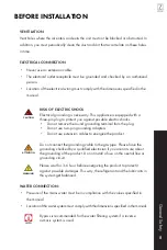 Preview for 13 page of Zline RBIV-30 Installation Manual And User'S Manual