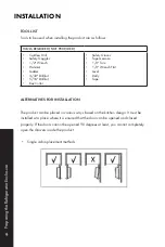 Preview for 14 page of Zline RBIV-30 Installation Manual And User'S Manual