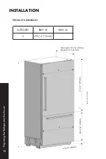 Preview for 20 page of Zline RBIV-30 Installation Manual And User'S Manual