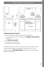 Предварительный просмотр 33 страницы Zline RCIND-30 Installation Manual And User'S Manual