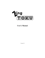 Preview for 1 page of Zling TOKU User Manual