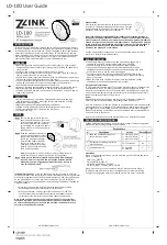 ZLINK LD-100 Manual preview