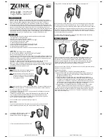 ZLINK PD-100 Instruction Manual предпросмотр