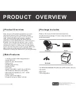 Preview for 3 page of ZMODO CM-S22326BW-AD User Manual