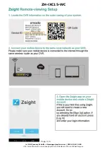 Preview for 3 page of ZMODO ZH-IXC15-WC Quick Start Manual