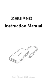 Preview for 1 page of ZMUIPNG ZM1803 Instruction Manual