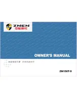 Предварительный просмотр 1 страницы ZNEN ZN150T-9 Owner'S Manual