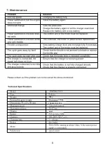 Preview for 9 page of ZNH AM-ZNH-05-20 User Manual