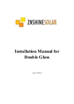 Предварительный просмотр 1 страницы Znshine Solar ZXM6- TD72- 370/M Installation Manual