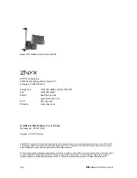 Preview for 3 page of ZNYX NetBlaster ZX414U3 User Manual