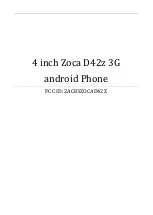 Zoca D42z Manual preview